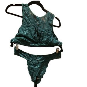 ADOME Women's Lace Lingerie Bra and Panty Set